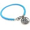 Pulsera angelito turquesa