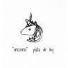 Colgante unicornio