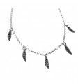 Gargantilla plumas