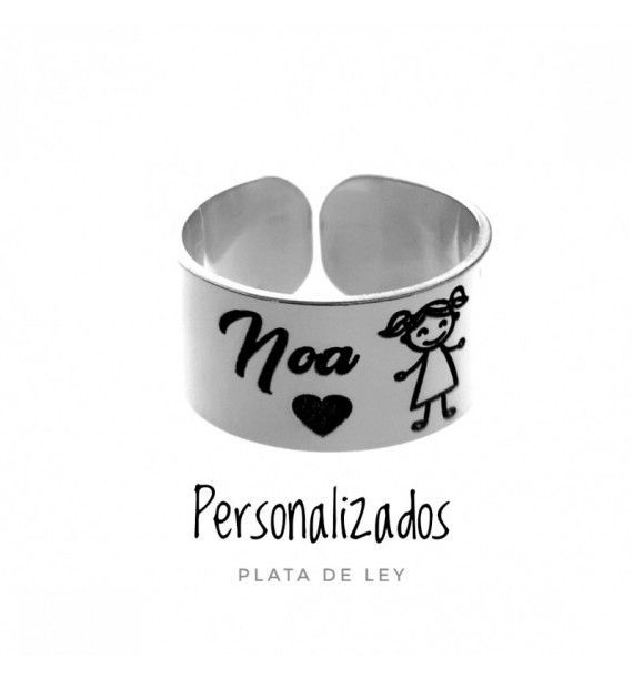 Sortija personalizada niñ@