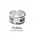 Sortija corona personalizada