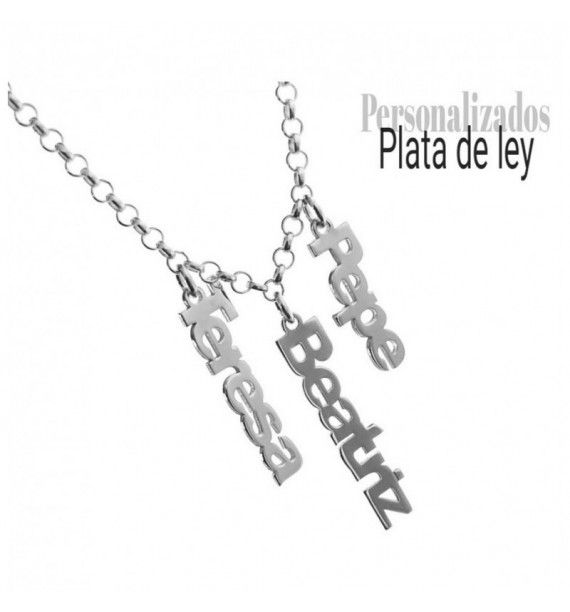 Colgante nombre personalizado