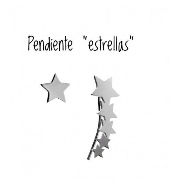 Pendiente estrellas en presión y trepador