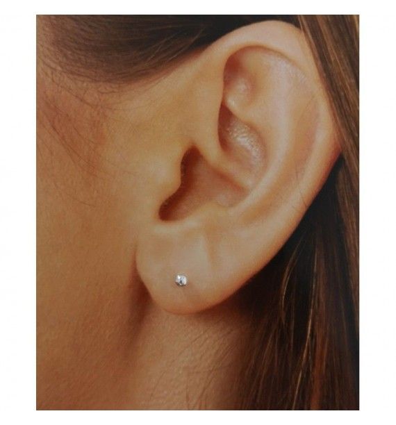 Pendiente liso bola 3mm