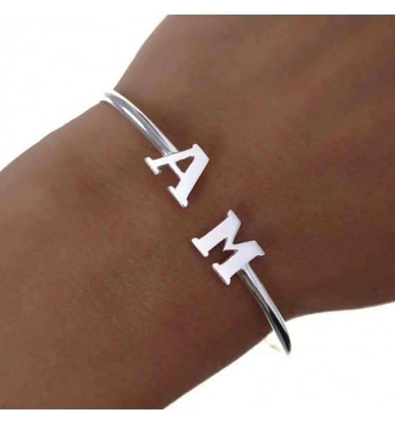 Pulsera inicial doble