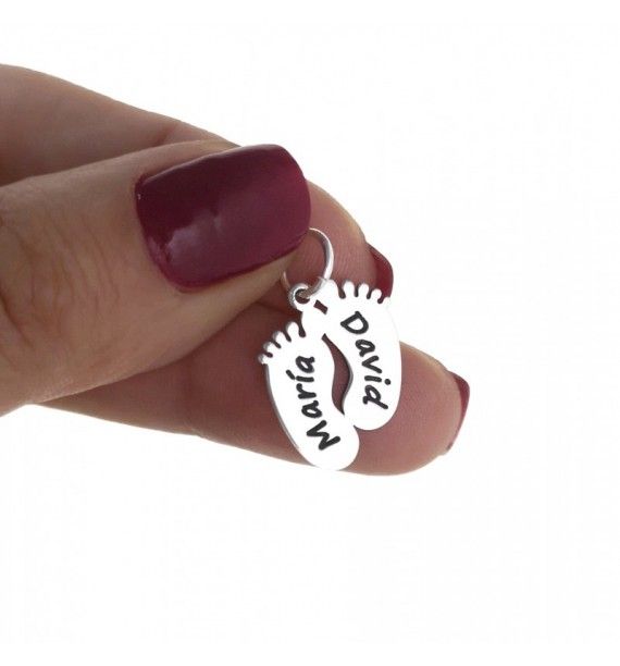 Colgante pies personalizado