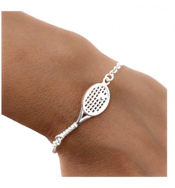Pulsera raqueta tenis