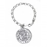 Pulsera lisa moneda