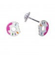 Pendiente infantil donut