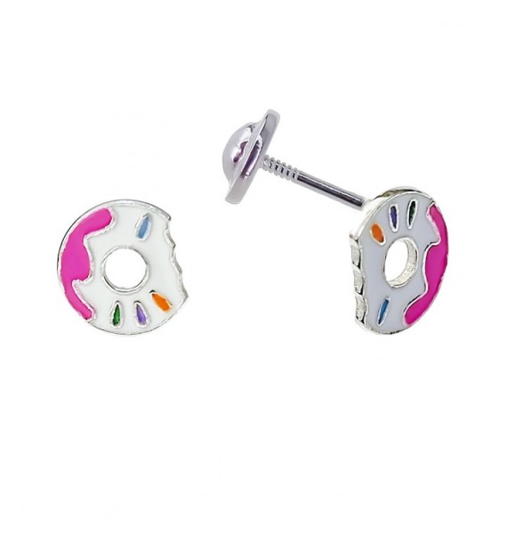Pendiente infantil donut