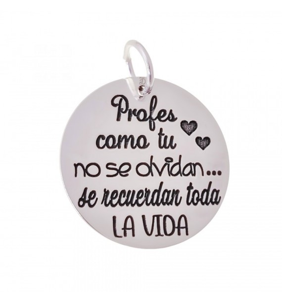 Colgante  " profes como tú "