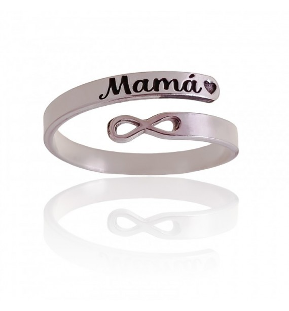 Sortija mamá infinito