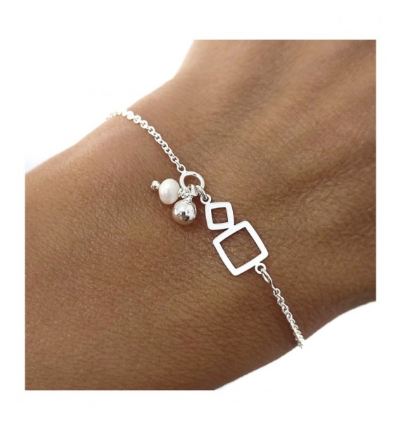 Pulsera cuadrados