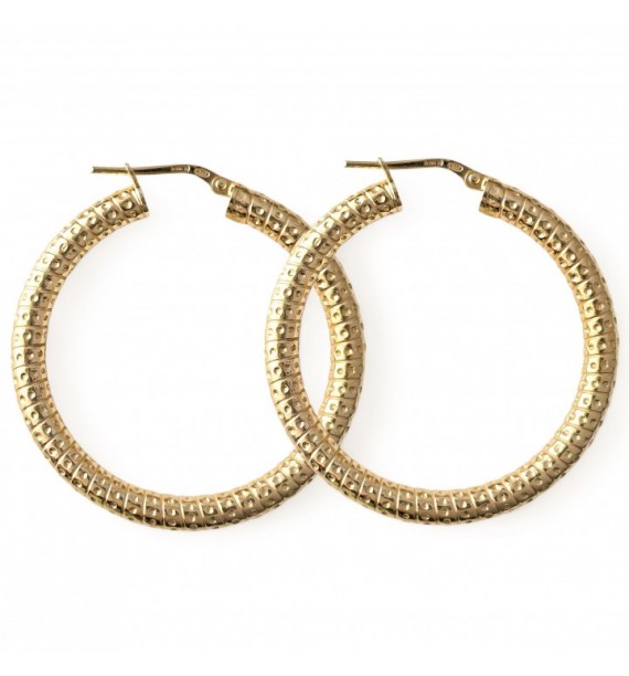 Aros plata 925 chapados en Oro