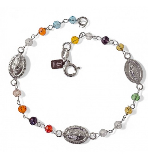 Pulsera Milagrosa con Piedras de color