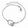 Pulsera corazón trébol