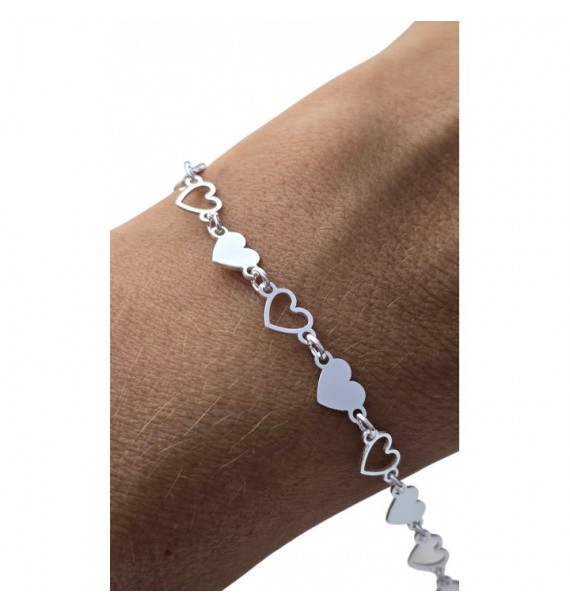 Pulsera corazones