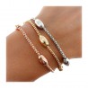 Pulsera coreana tricolor