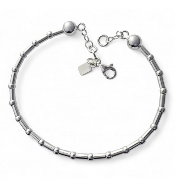 Pulsera rígida bolas