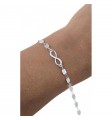 Pulsera chapitas infinito