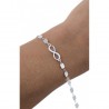 Pulsera chapitas infinito