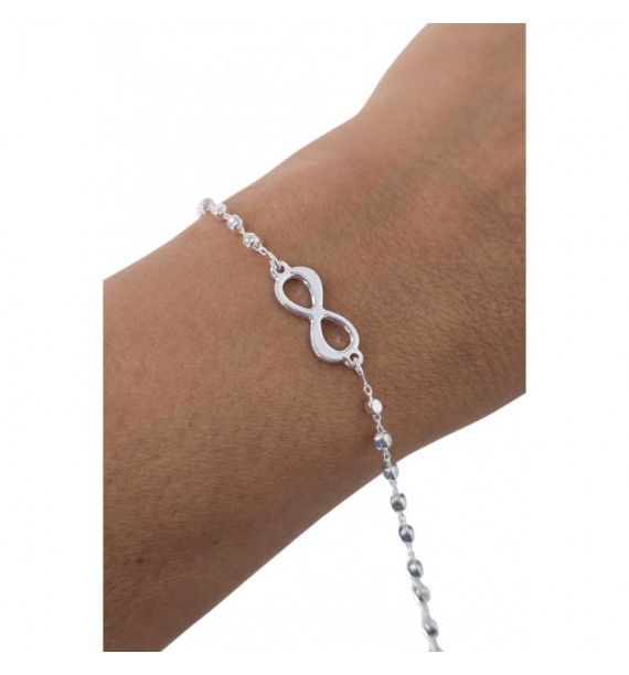 Pulsera cuadrados infinito
