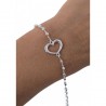 Pulsera cuadrados corazón
