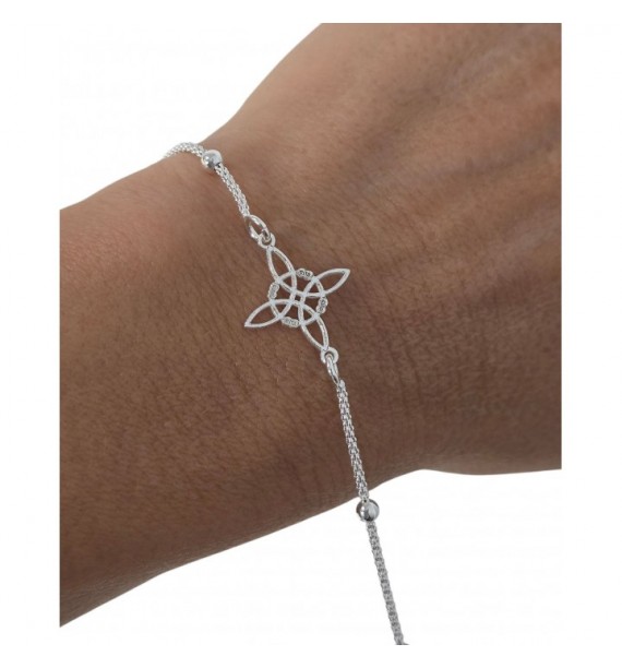 Pulsera coreana nudo de bruja