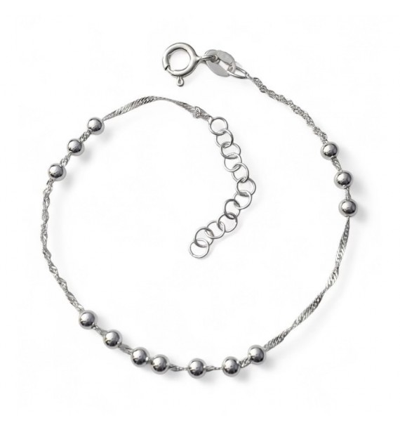Pulsera singapur bolas