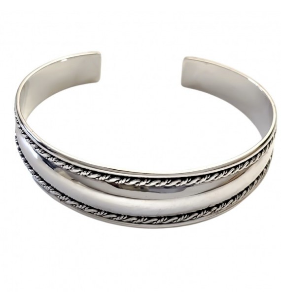Brazalete liso dibujo oxidado