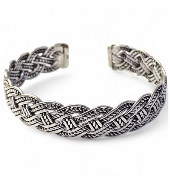 Brazalete trenzado oxidado