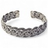 Brazalete trenzado oxidado