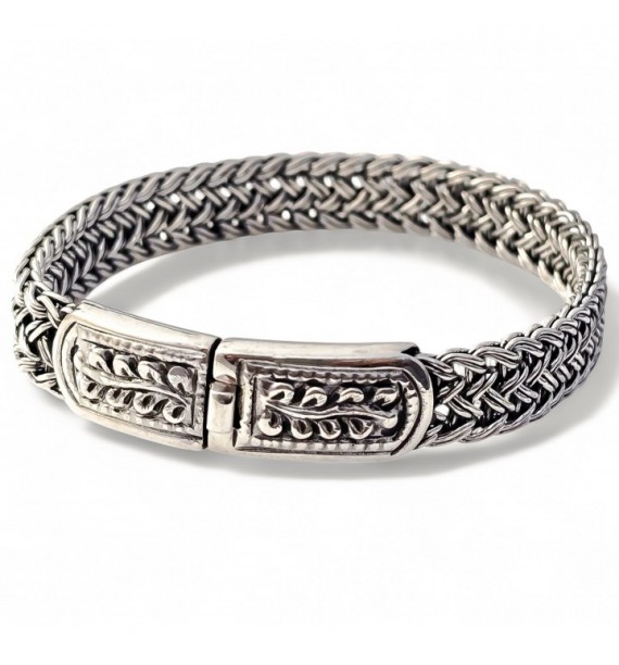 Brazalete trenzado oxi