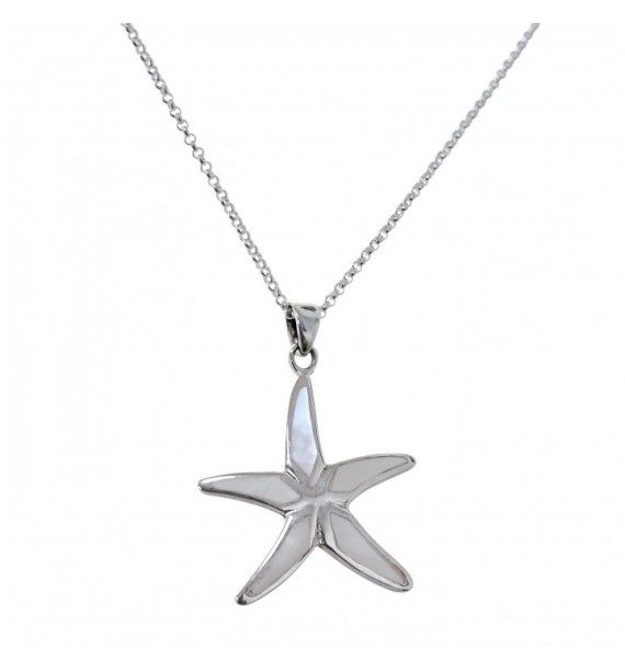 Gargantilla estrella de mar nácar