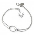 Pulsera doble cadena asas