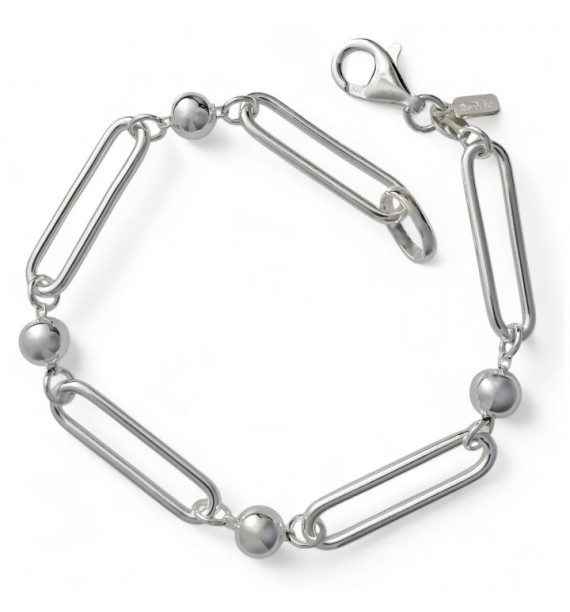 Pulsera asas huecas bolas