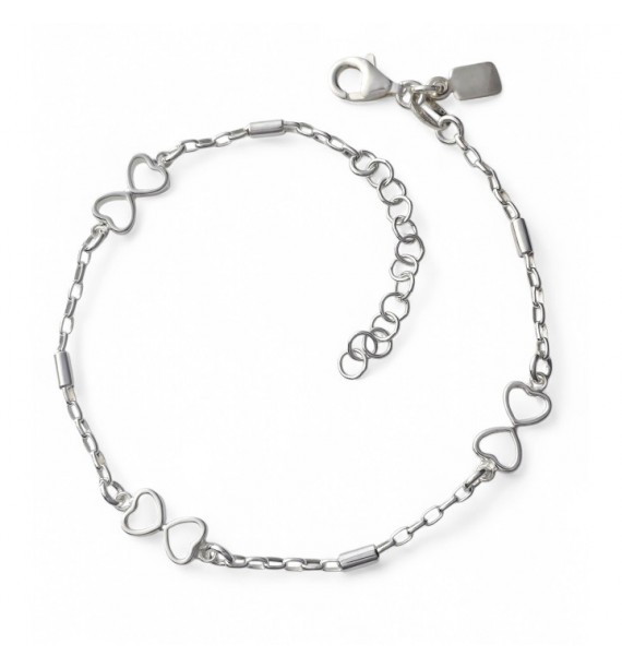 Pulsera corazones palitos