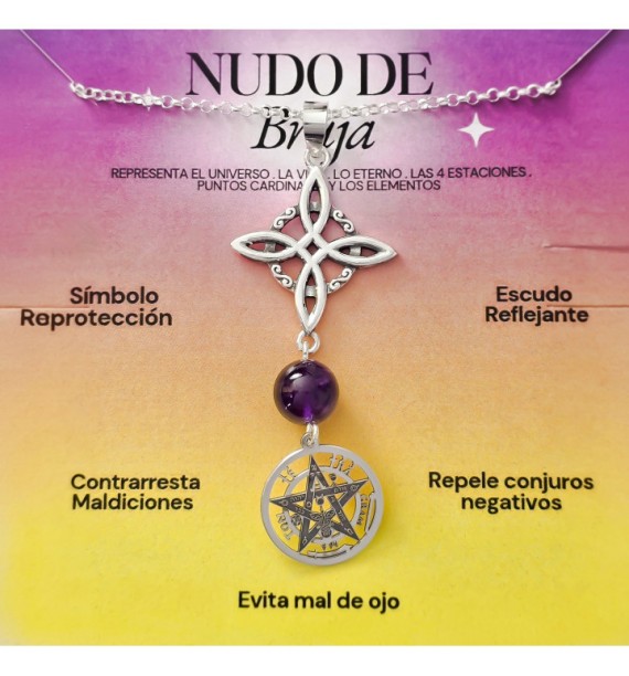 Gargantilla doble protección piedra natural