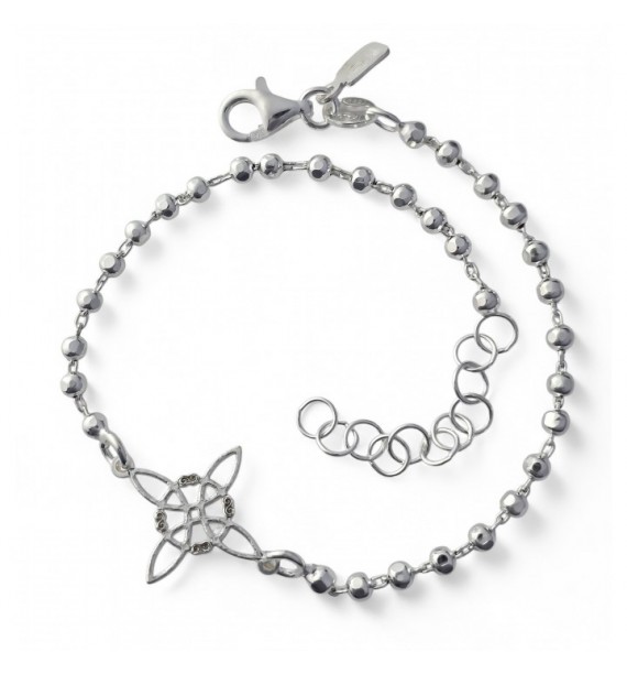 Pulsera combinada Nudo de Bruja