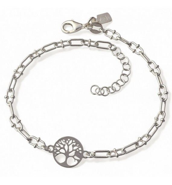 Pulsera forzada marina árbol de la vida