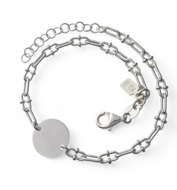 Pulsera eslabones disco