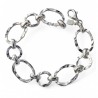 Pulsera asas huecas martilleadas