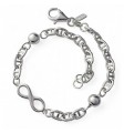 Pulsera forzada marina infinito bolas