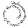 Pulsera forzada marina infinito bolas