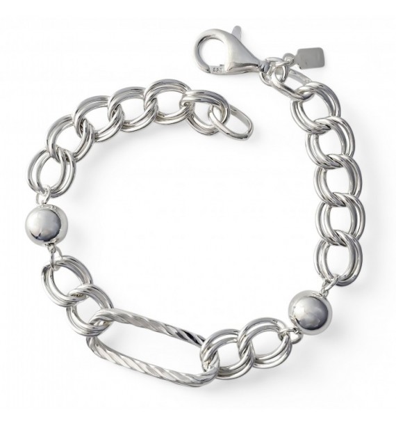 Pulsera asas huecas bolas