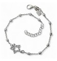 Pulsera estrella combinada cuadrados