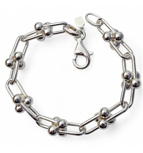 Pulsera eslabones bolas