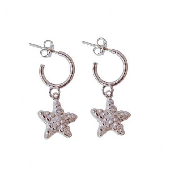 Aro rodio estrella de mar