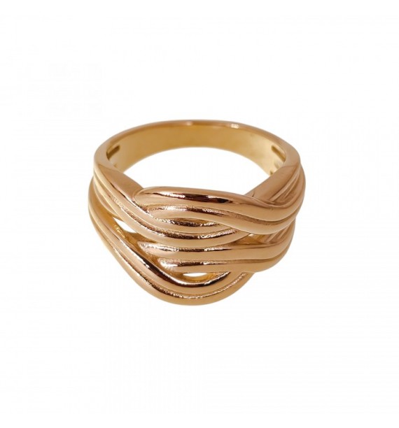 Sortija chapada esmalte