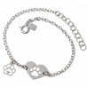Pulsera huella corazón